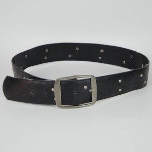 Flower Print Black Belt Women's Size M